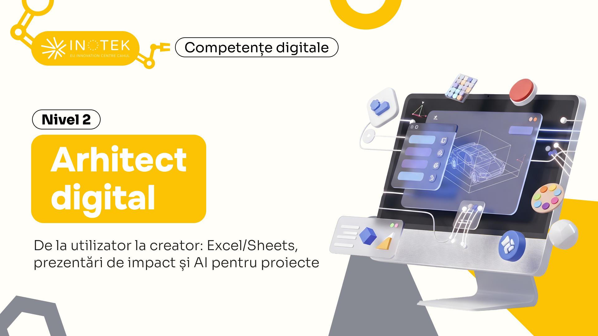Competențe digitale: Arhitect digital. Nivel II