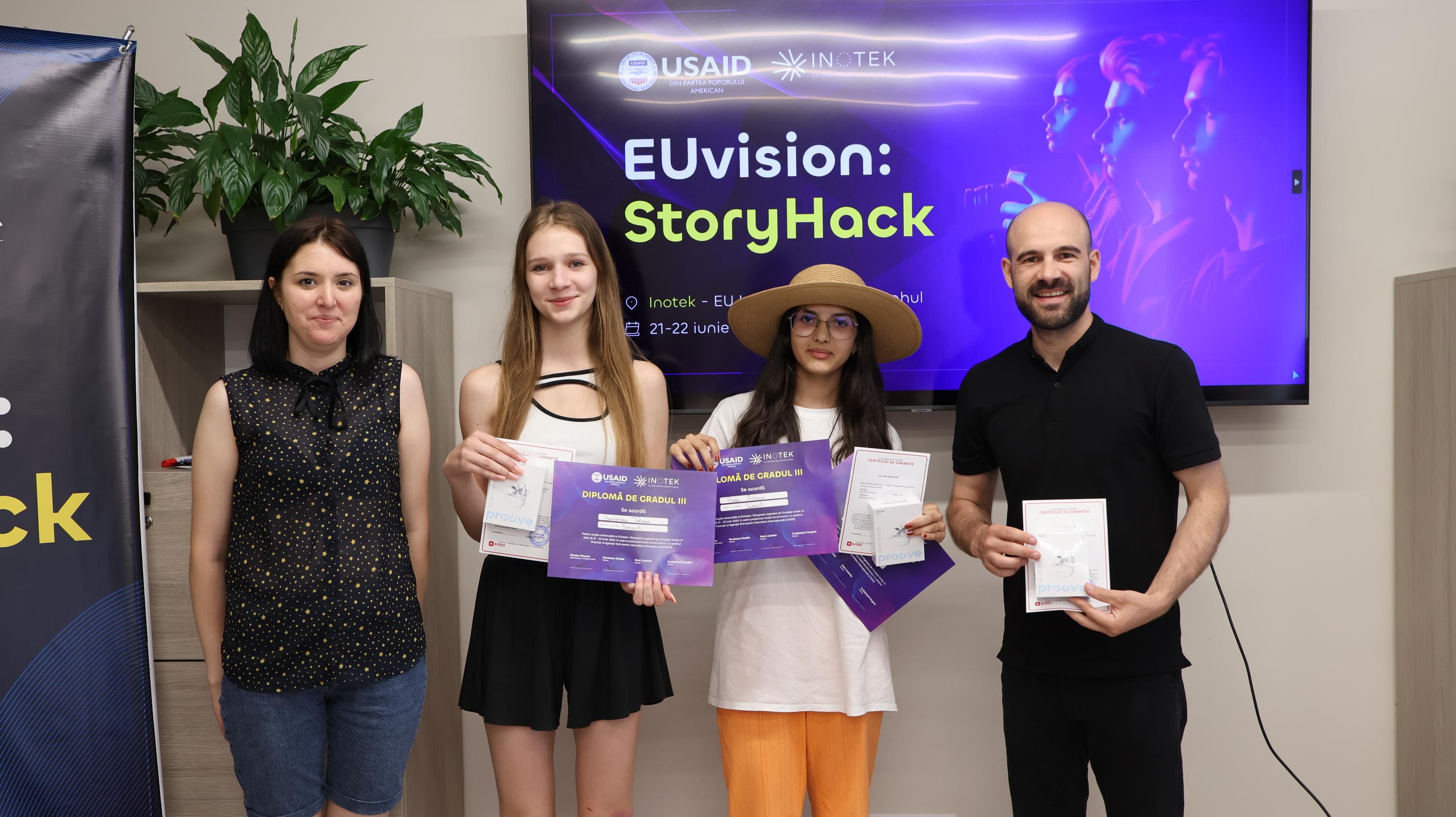 EUvision StoryHack: Молодежь из Кагула воплотила ценности ЕС в видеорассказах