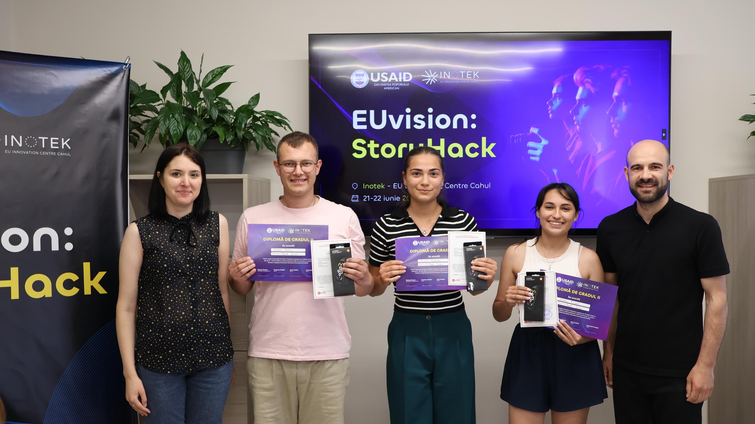 EUvision StoryHack: Молодежь из Кагула воплотила ценности ЕС в видеорассказах