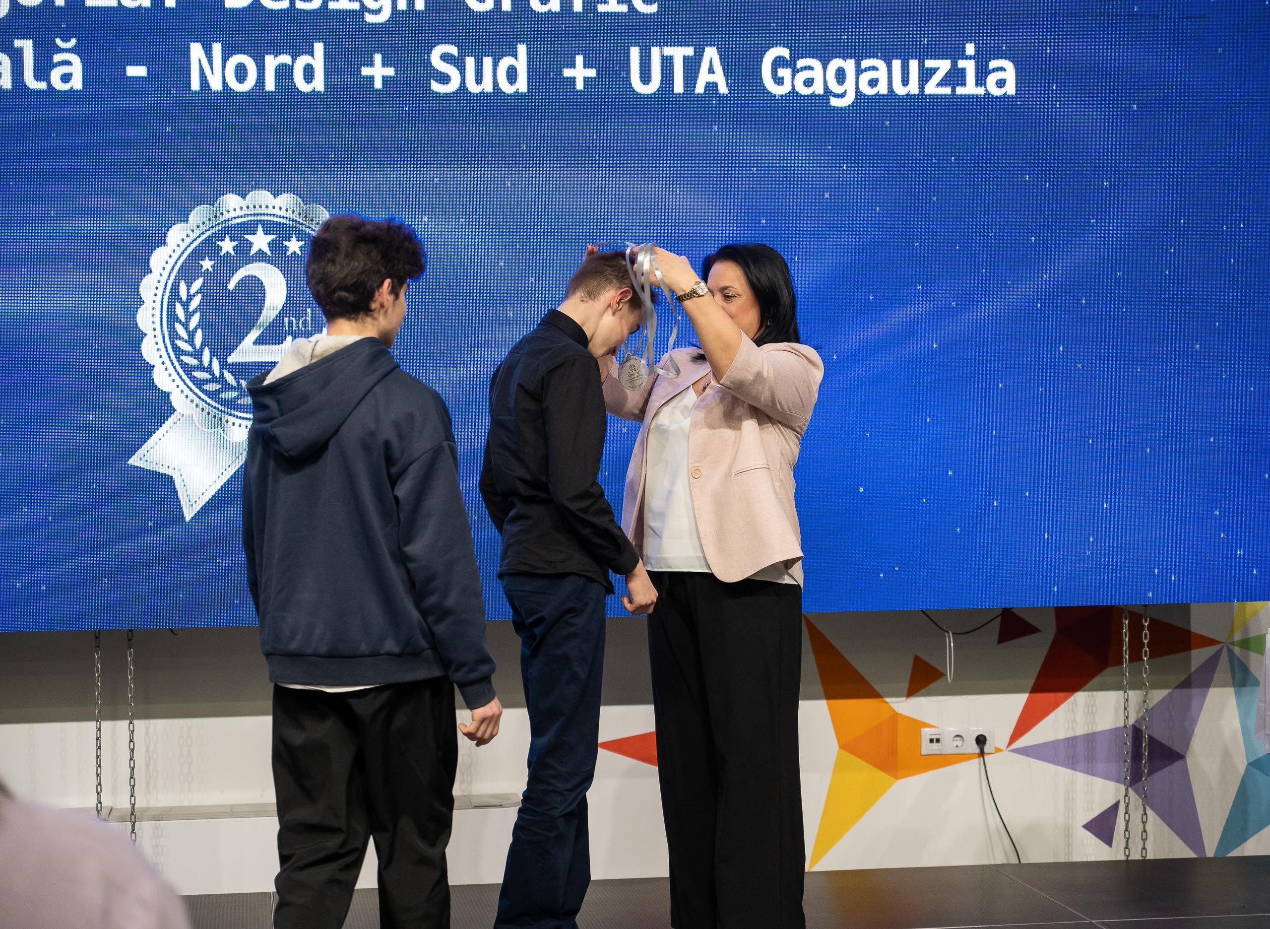 Students from Cahul ranked top at the Tekwill Junior Ambassadors semi-final in the Graphic Design category