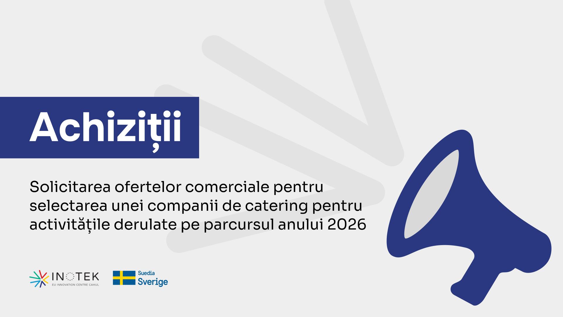 Запрос коммерческих предложений на отбор компании по предоставлению кейтеринговых услуг для мероприятий, реализуемых в течение 2026 года