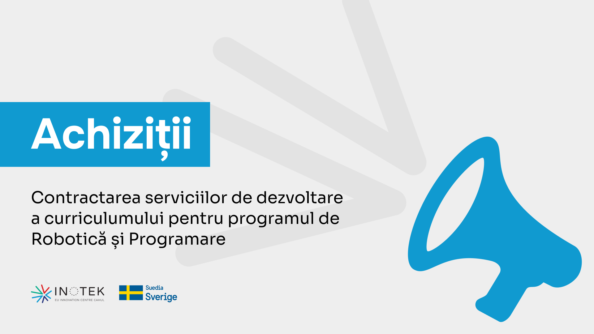 FUNDAȚIA INOTEK anunță concurs pentru selectarea unui grup de experți / companii pentru oferirea serviciilor de elaborare a cursurilor de instruire